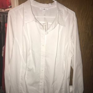 White Button up (work blouse)